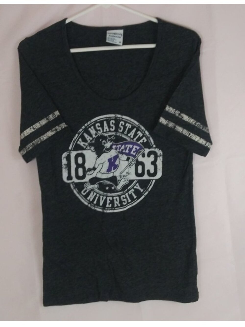 Camp David Kansas State University Mascot Graphic Design T-Shirt Women's Medium